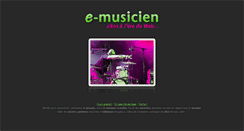 Desktop Screenshot of e-musicien.fr